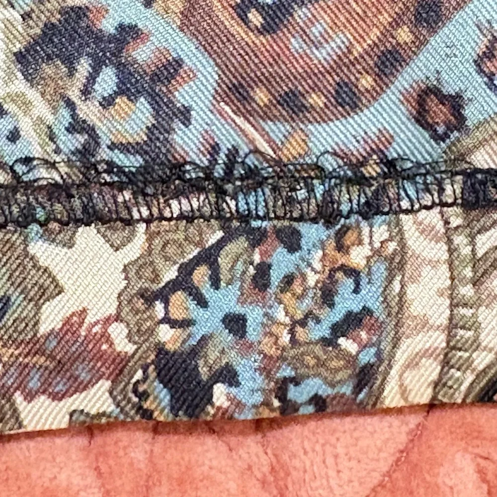 Banana Republic 100% Silk Paisley A-Line Skirt Brown Blue Size 0